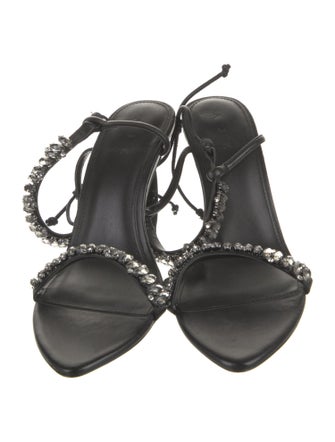 Aje Leather Crystal Embellishments Sandals