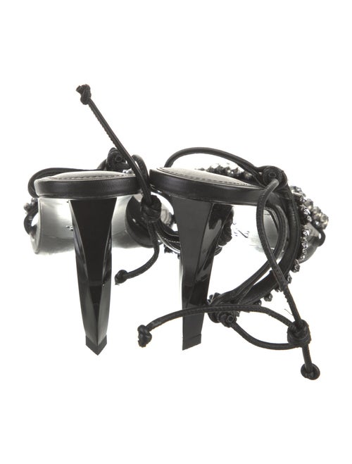 Aje Leather Crystal Embellishments Sandals