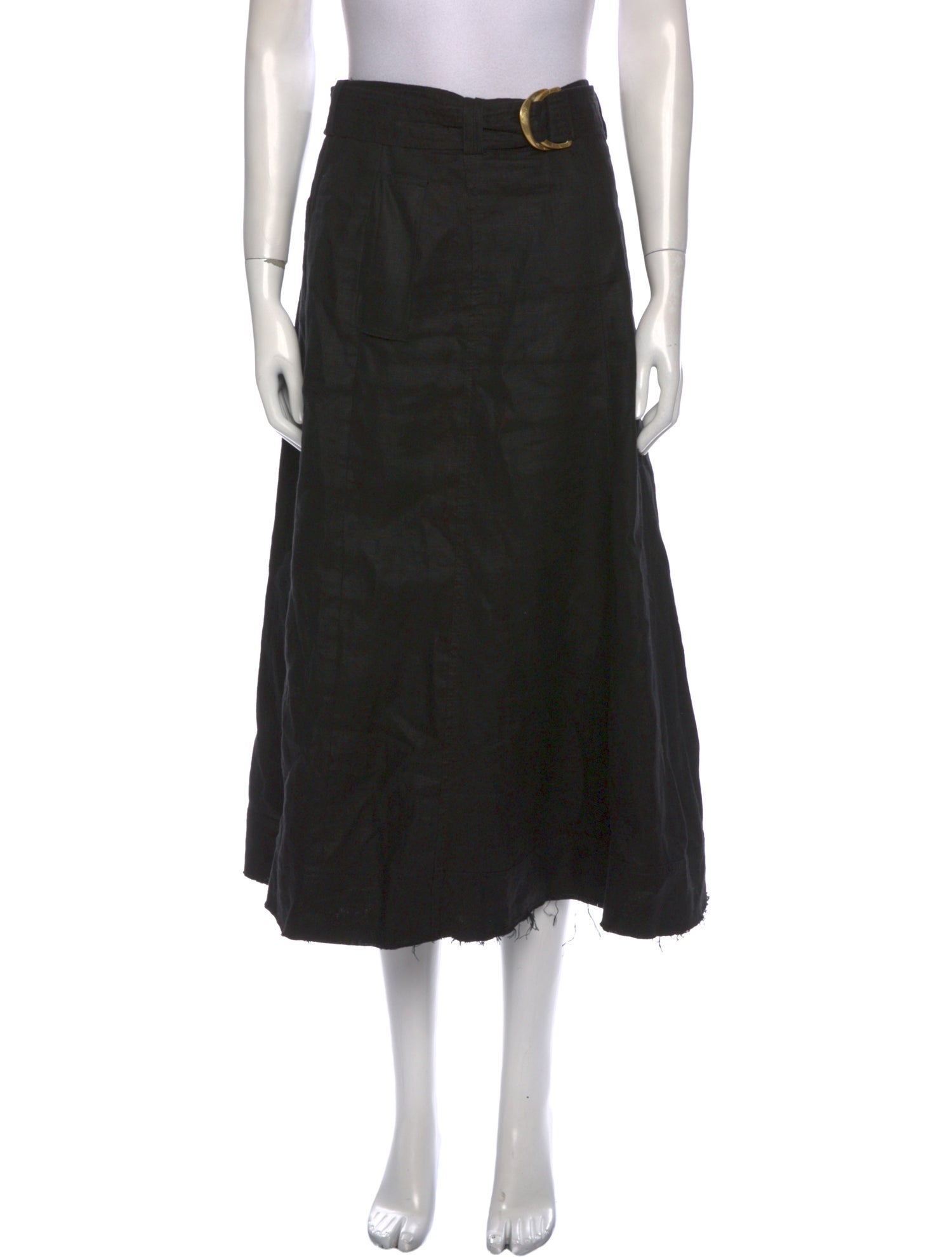 Aje Linen Midi Length Skirt