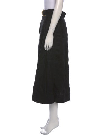 Aje Linen Midi Length Skirt