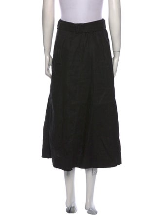 Aje Linen Midi Length Skirt