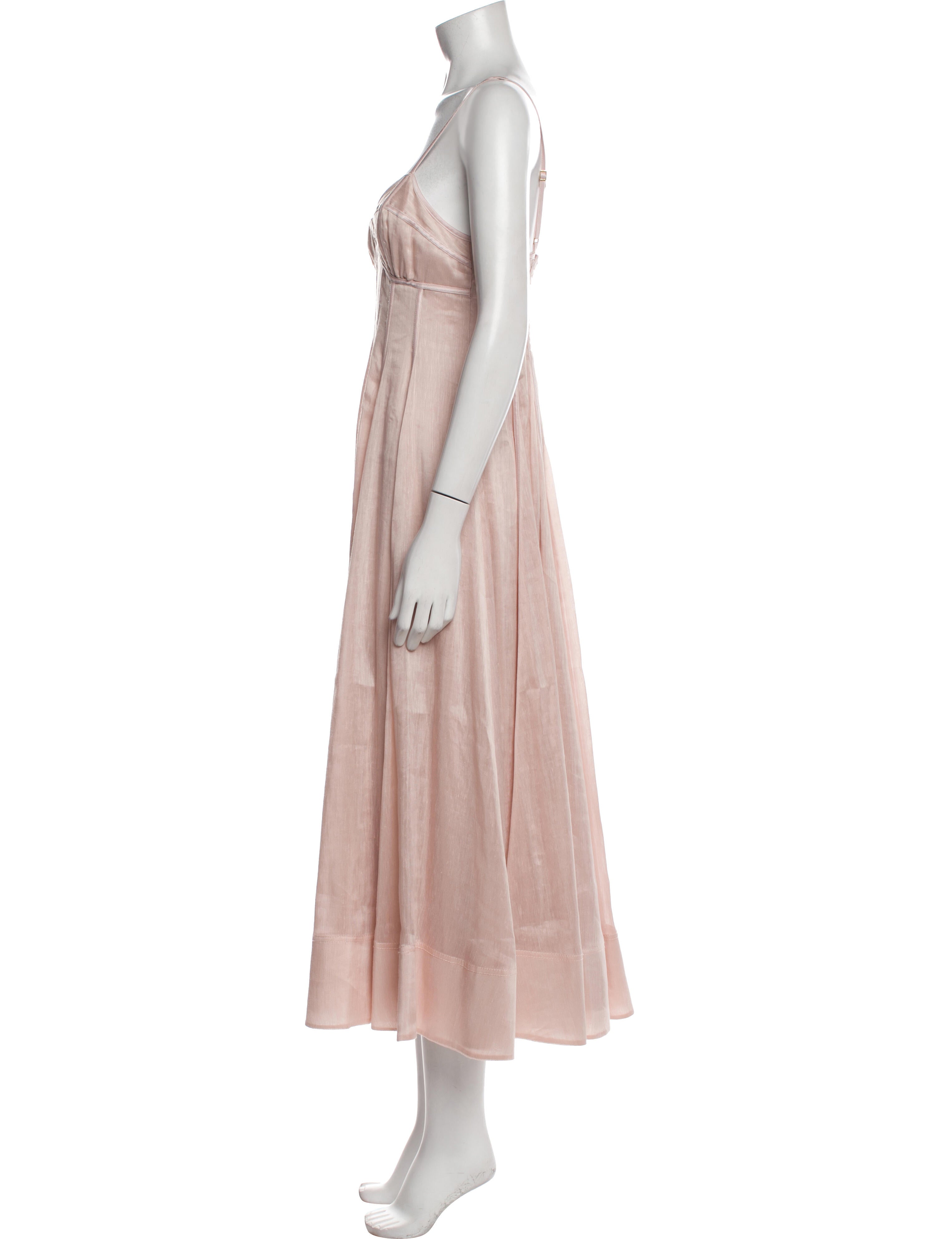 Aje Linen Long Dress