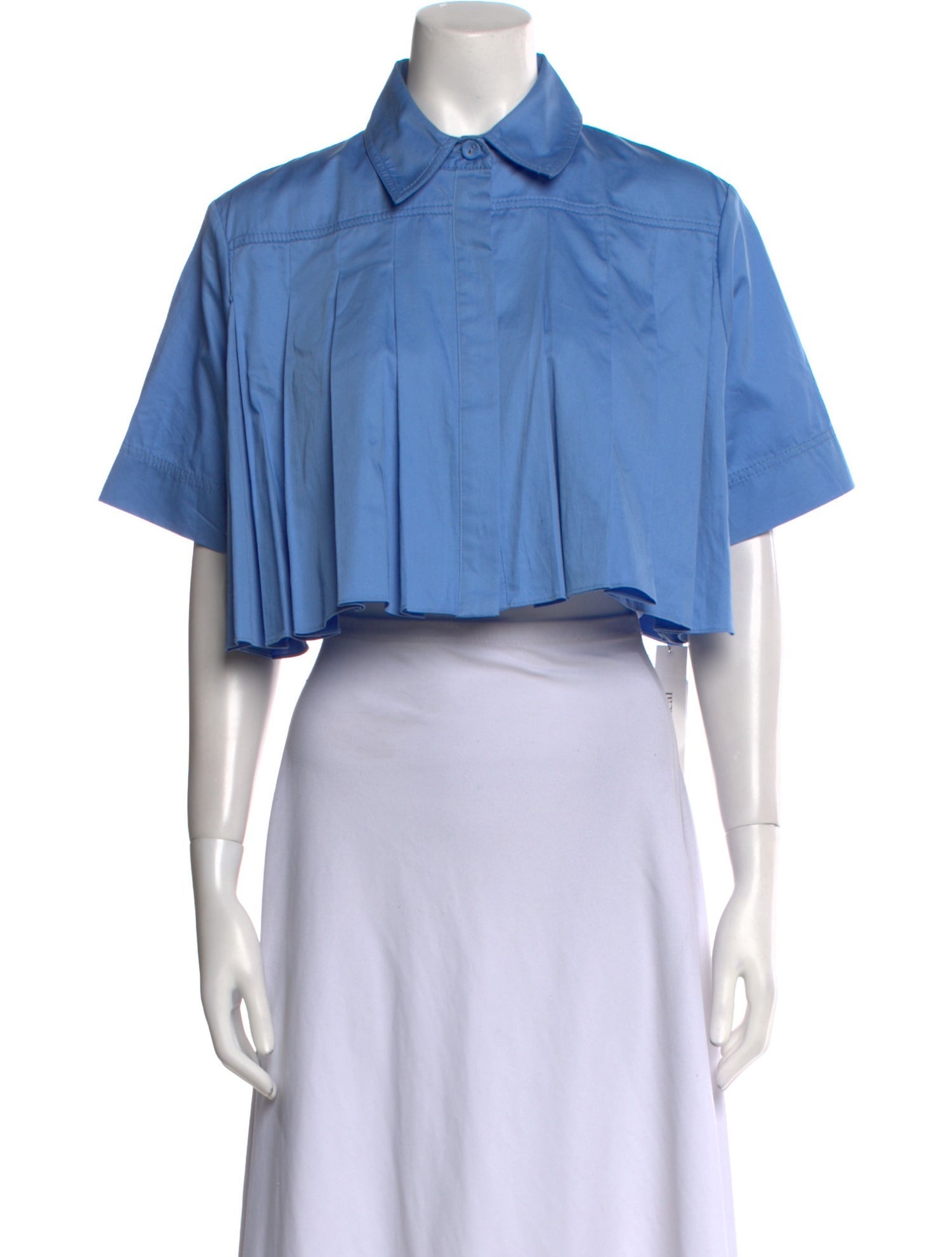 Aje Short Sleeve Crop Top