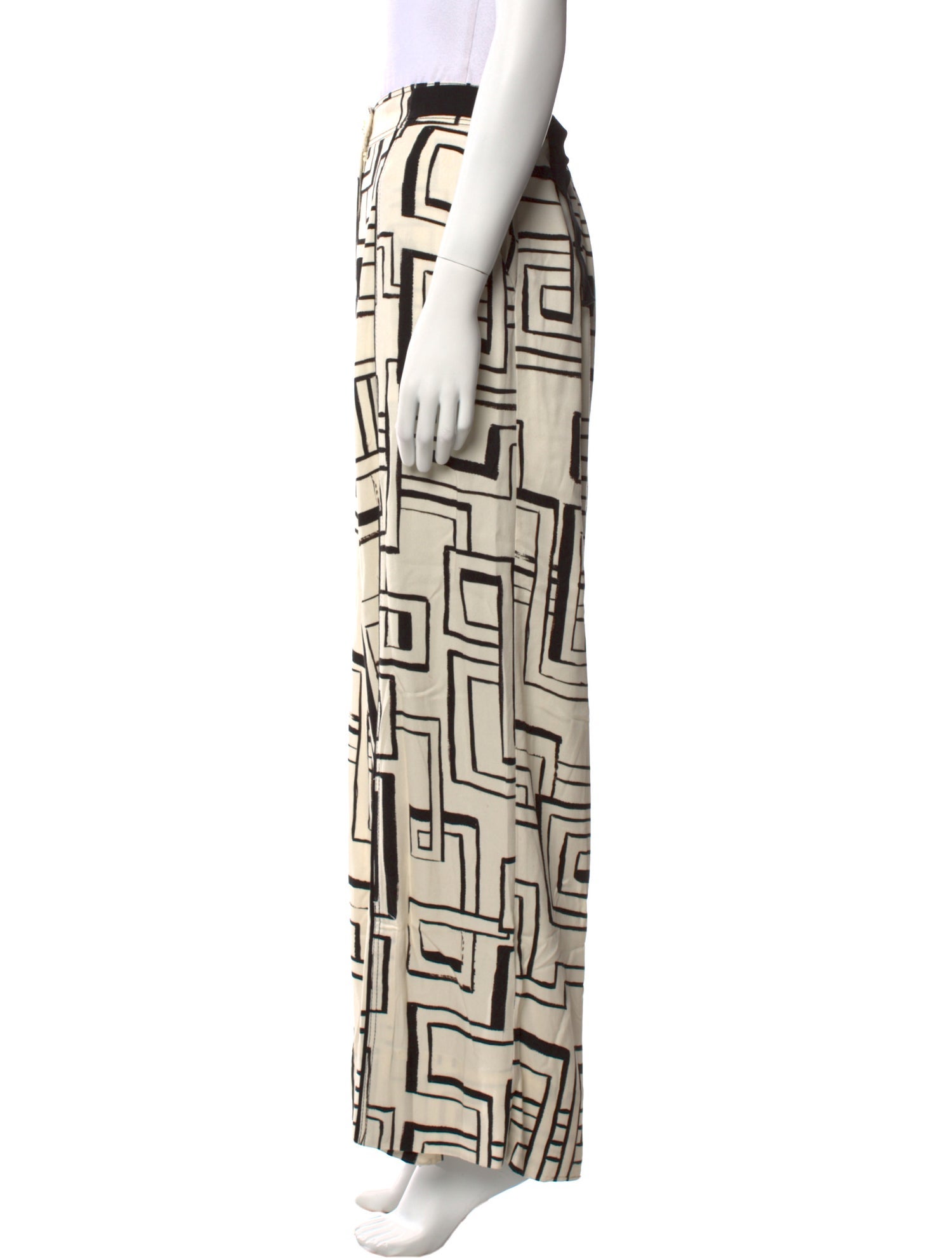 Aje Printed Wide Leg Pants