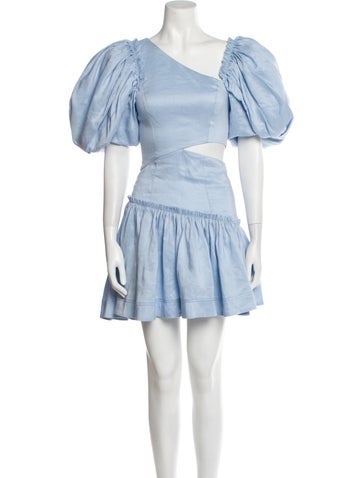 Aje Dresses Linen Mini Dress M