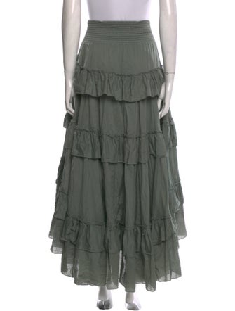 Aje Ruffle Embellishment Midi Length Skirt