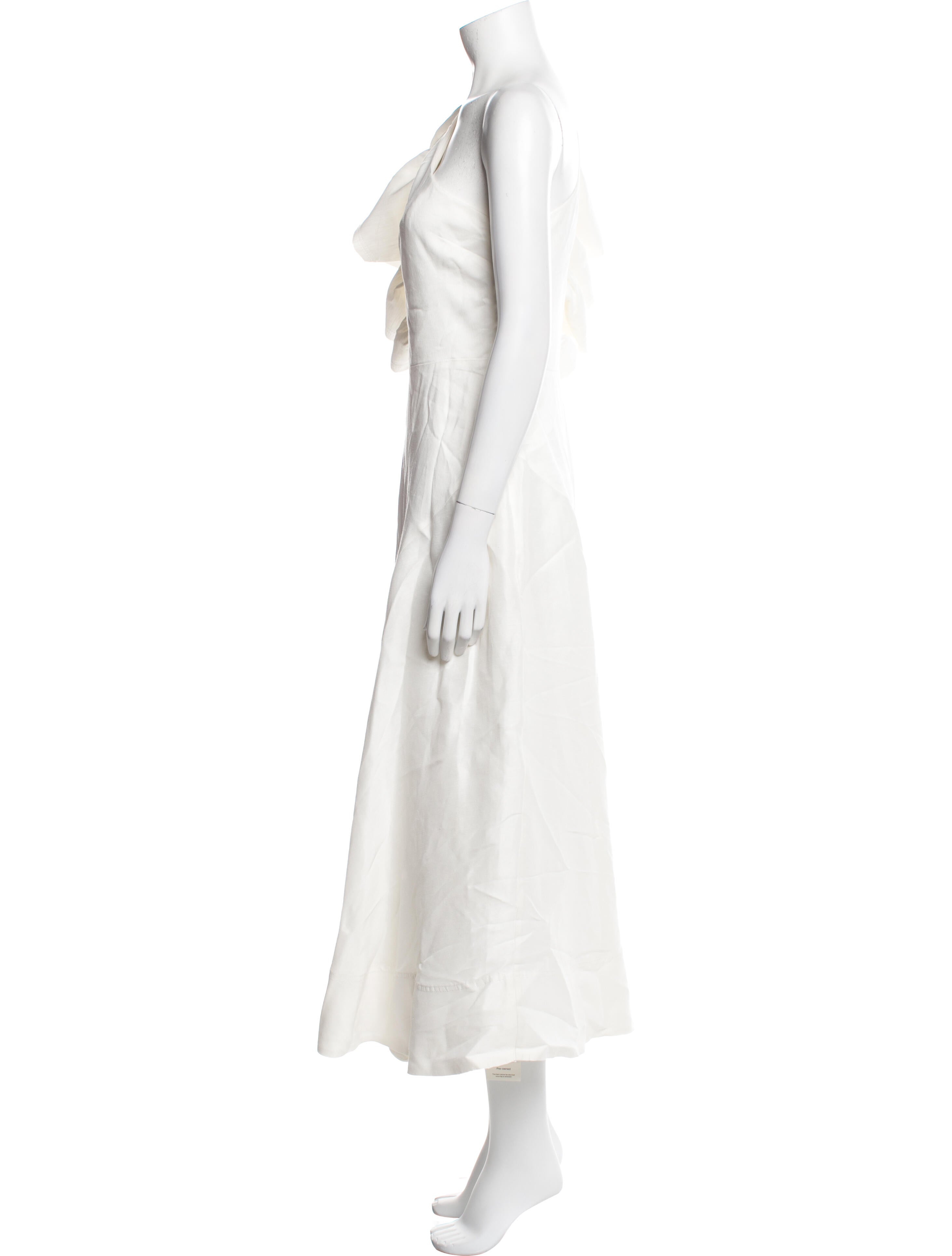 Aje Linen Long Dress