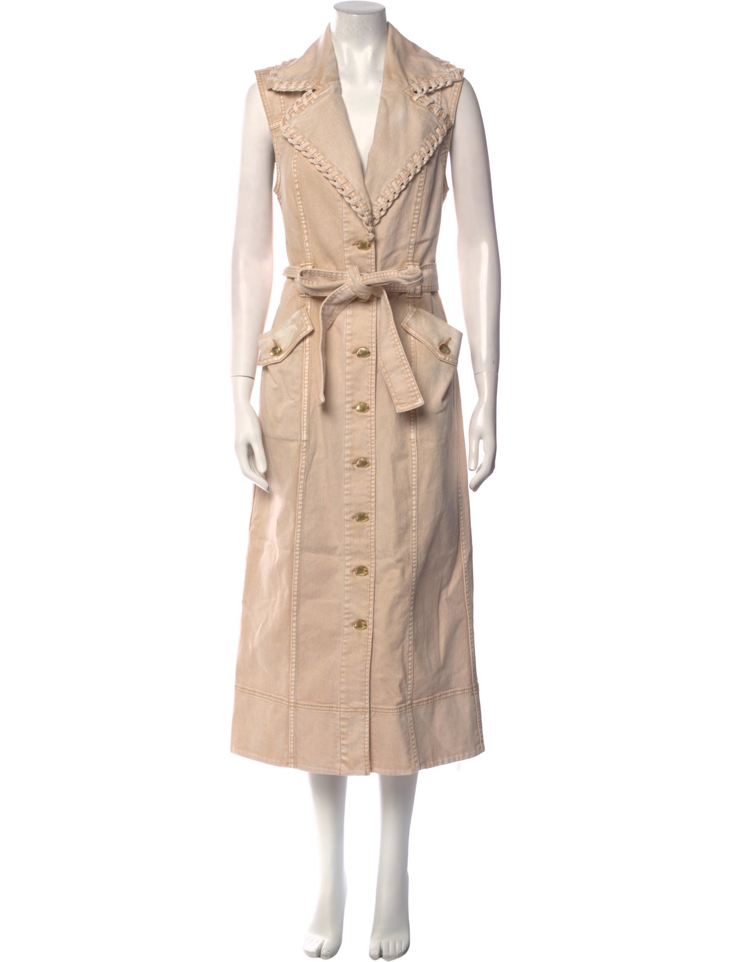 Aje V-Neck Long Dress