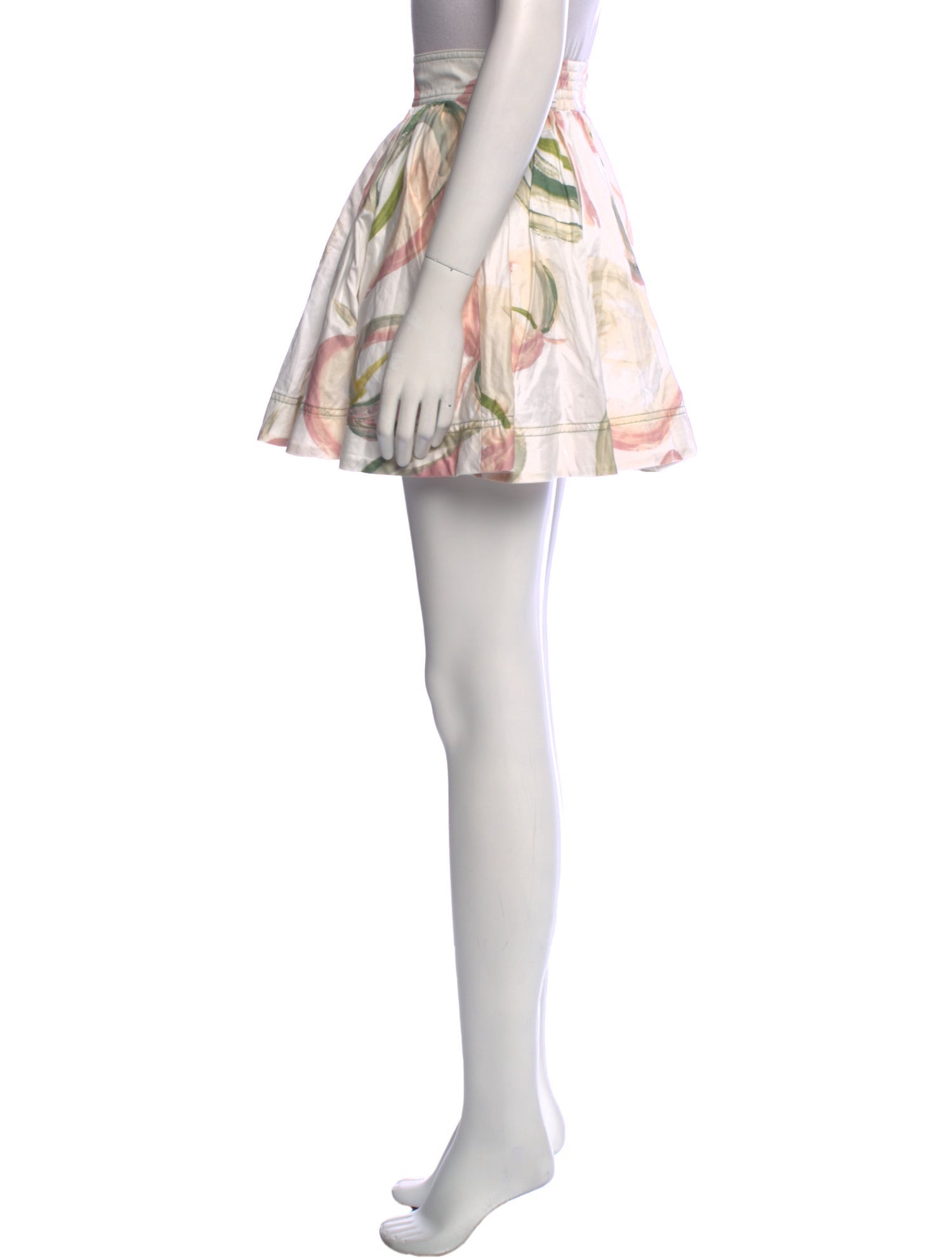 Aje Printed Mini Skirt