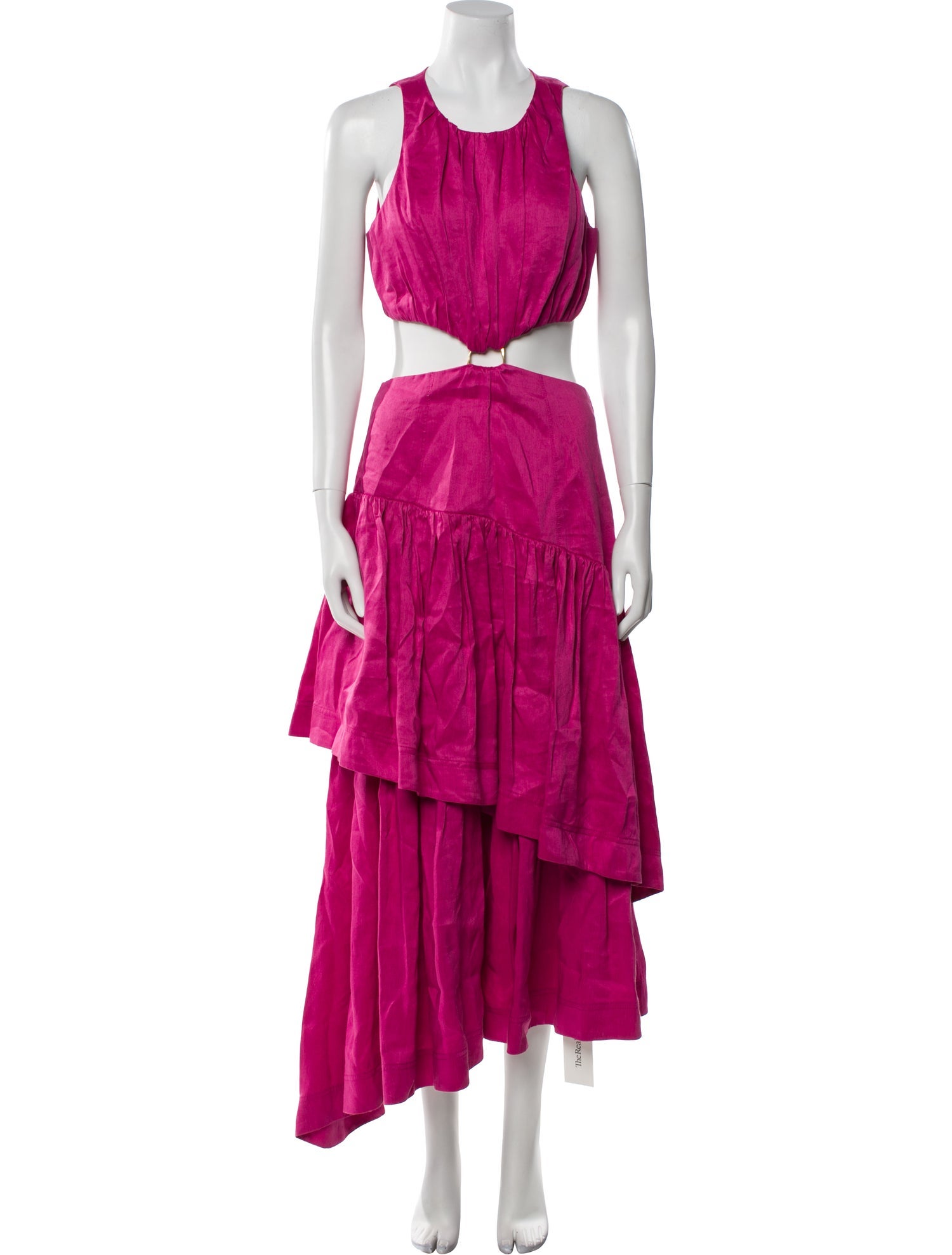 Aje Linen Long Dress