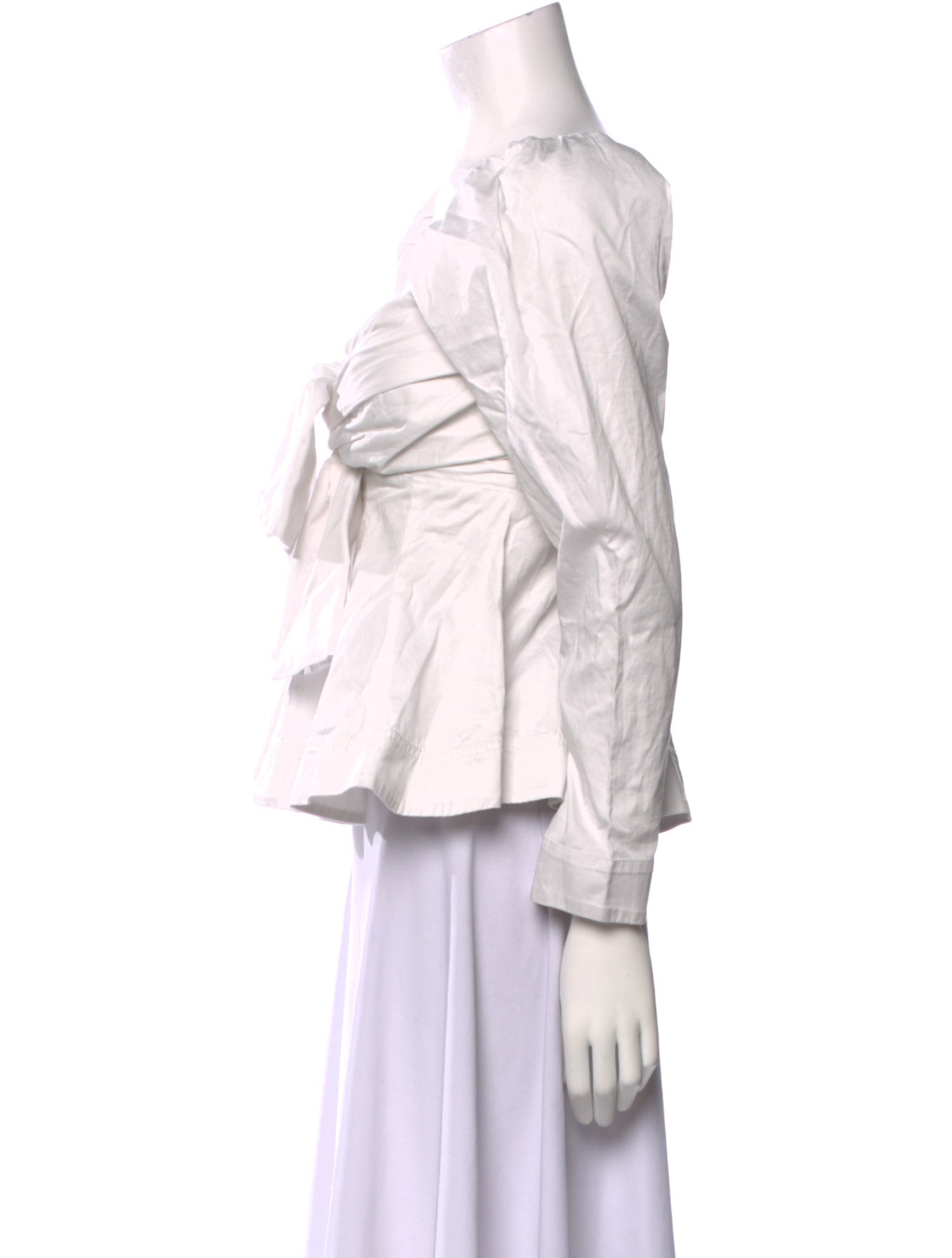 Aje Off-The-Shoulder Three-Quarter Sleeve Blouse