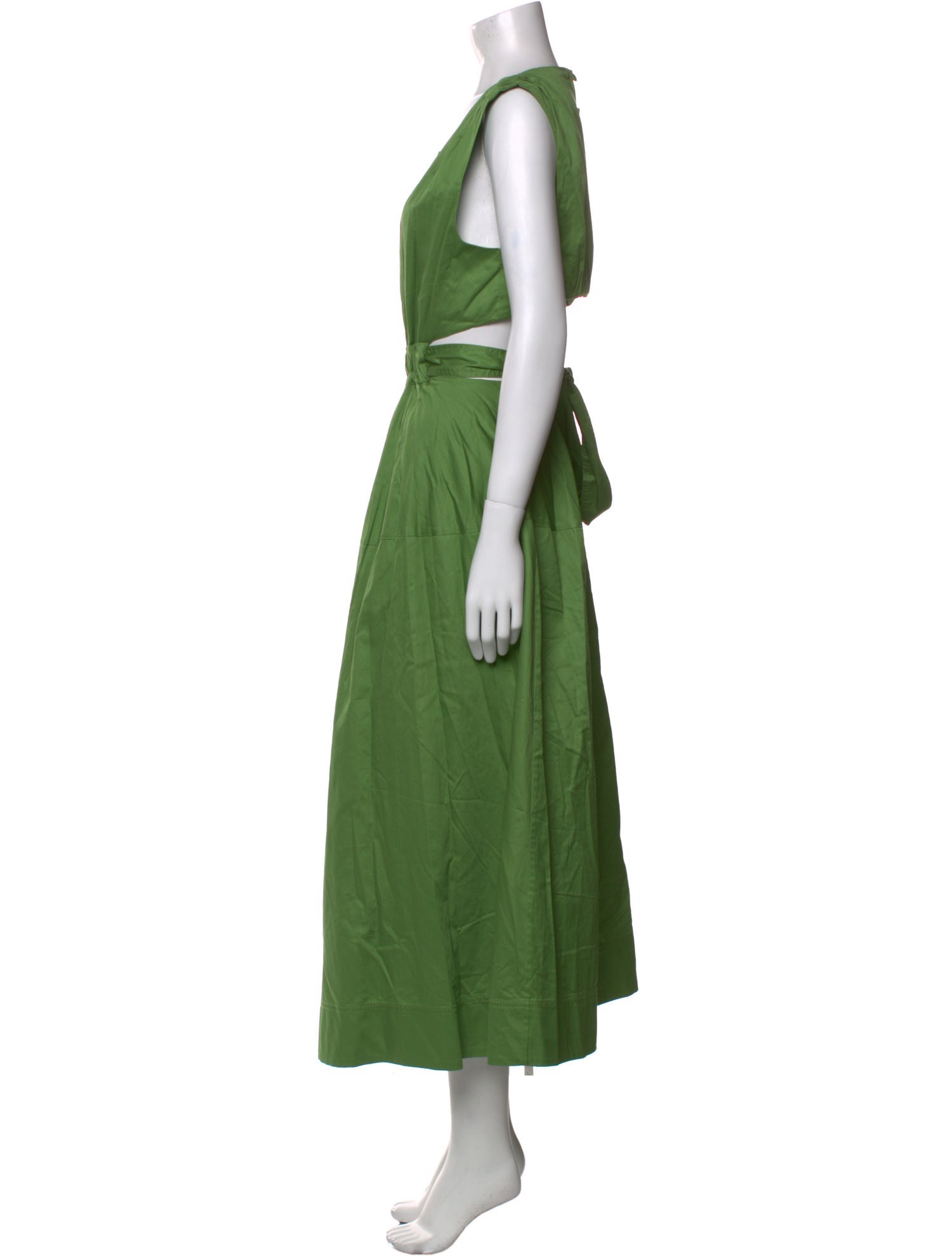 Aje Scoop Neck Long Dress