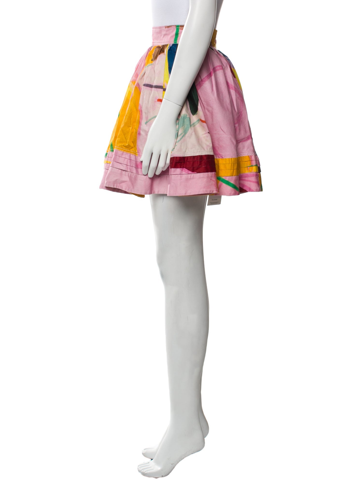 Aje Printed Mini Skirt