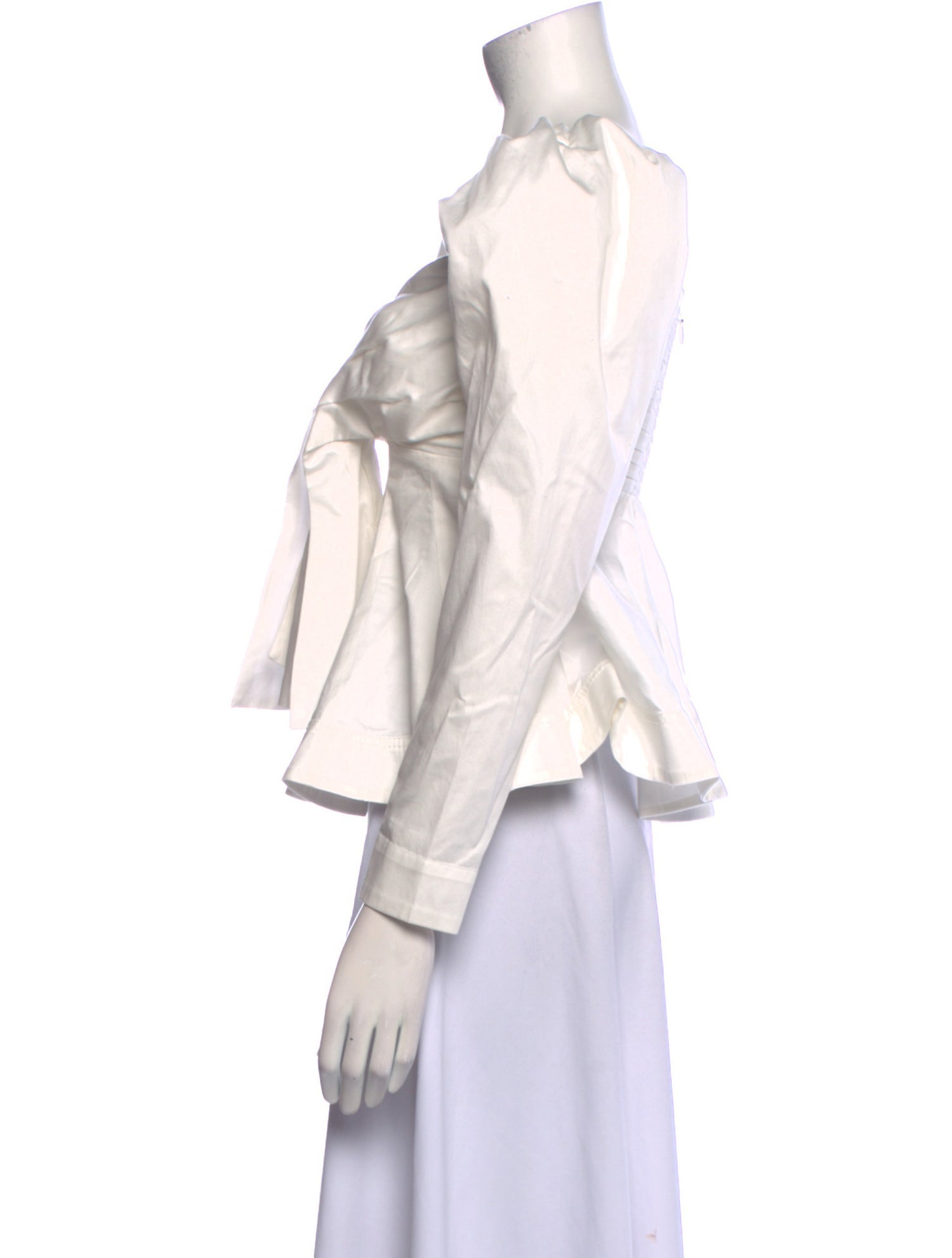 Aje Off-The-Shoulder Long Sleeve Blouse