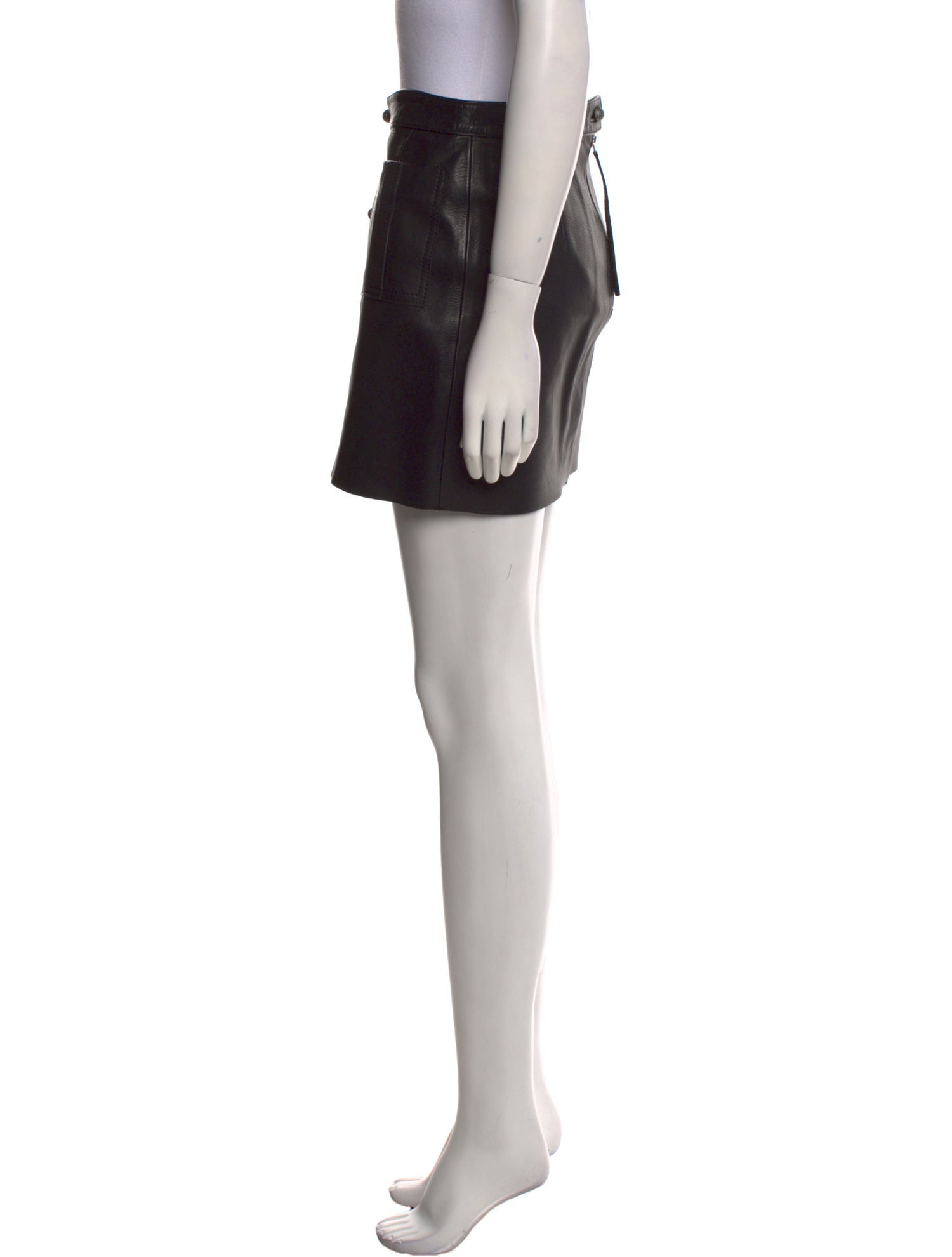 Aje Leather Mini Skirt