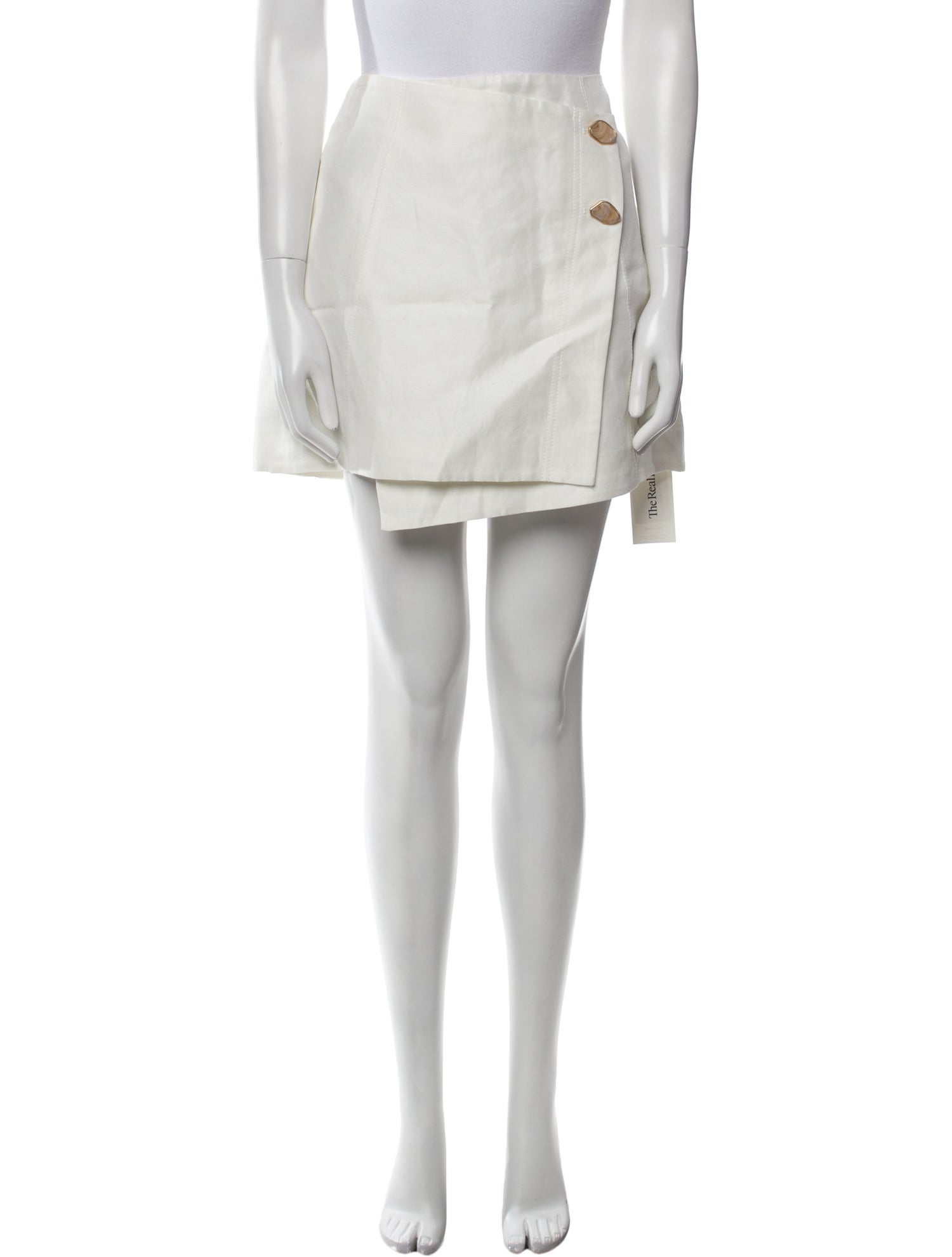 Aje Linen Mini Skirt