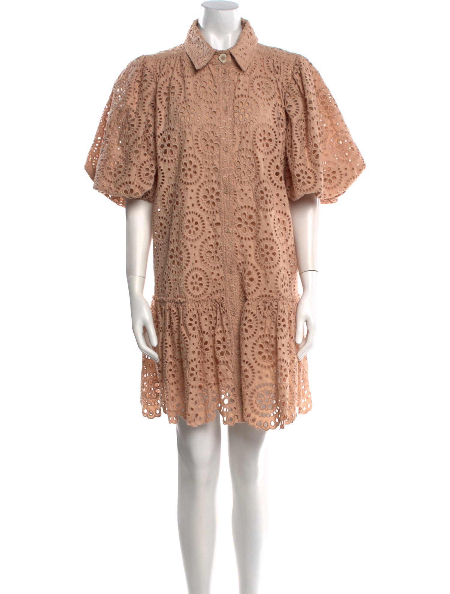 Aje Lace Pattern Mini Dress