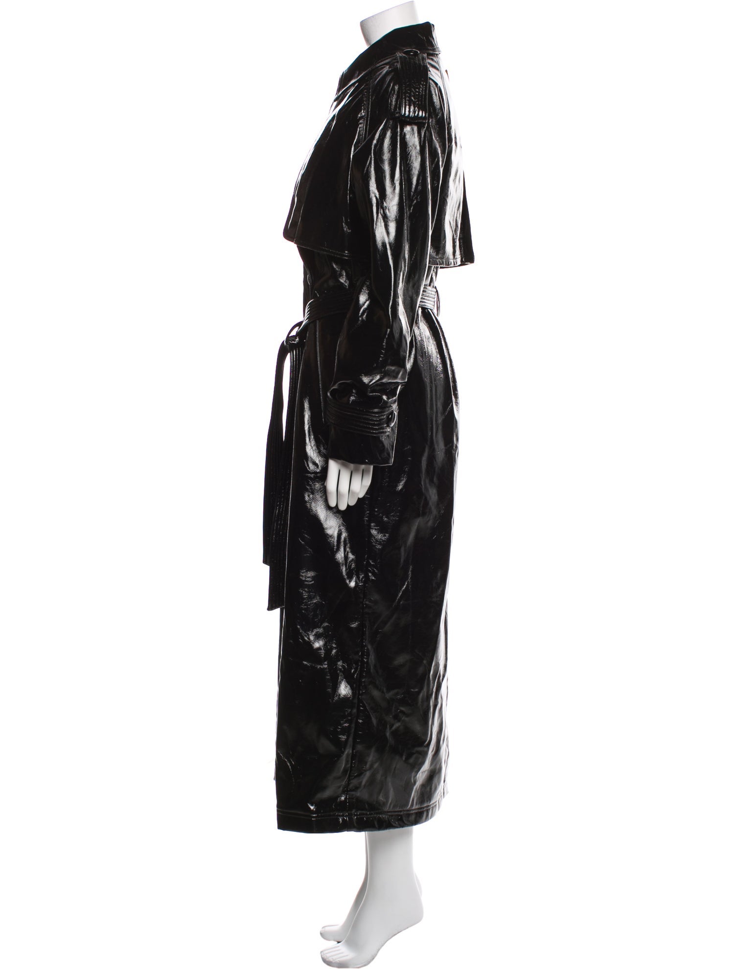 Aje Faux Leather Trench Coat w/ Tags