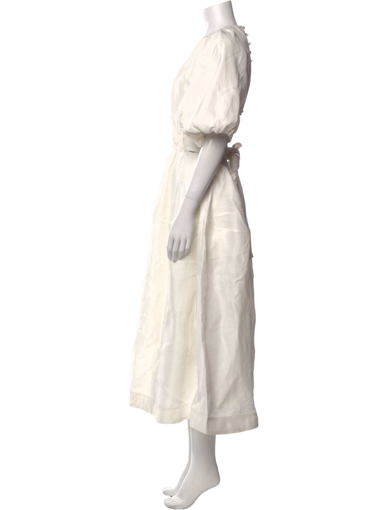 Aje Linen Long Dress