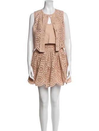 Aje Lace Pattern Skirt Set