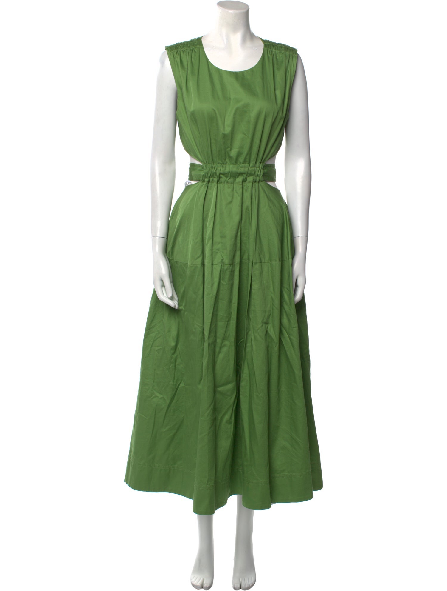 Aje Scoop Neck Long Dress