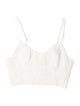 Aje Linen V-Neck Crop Top