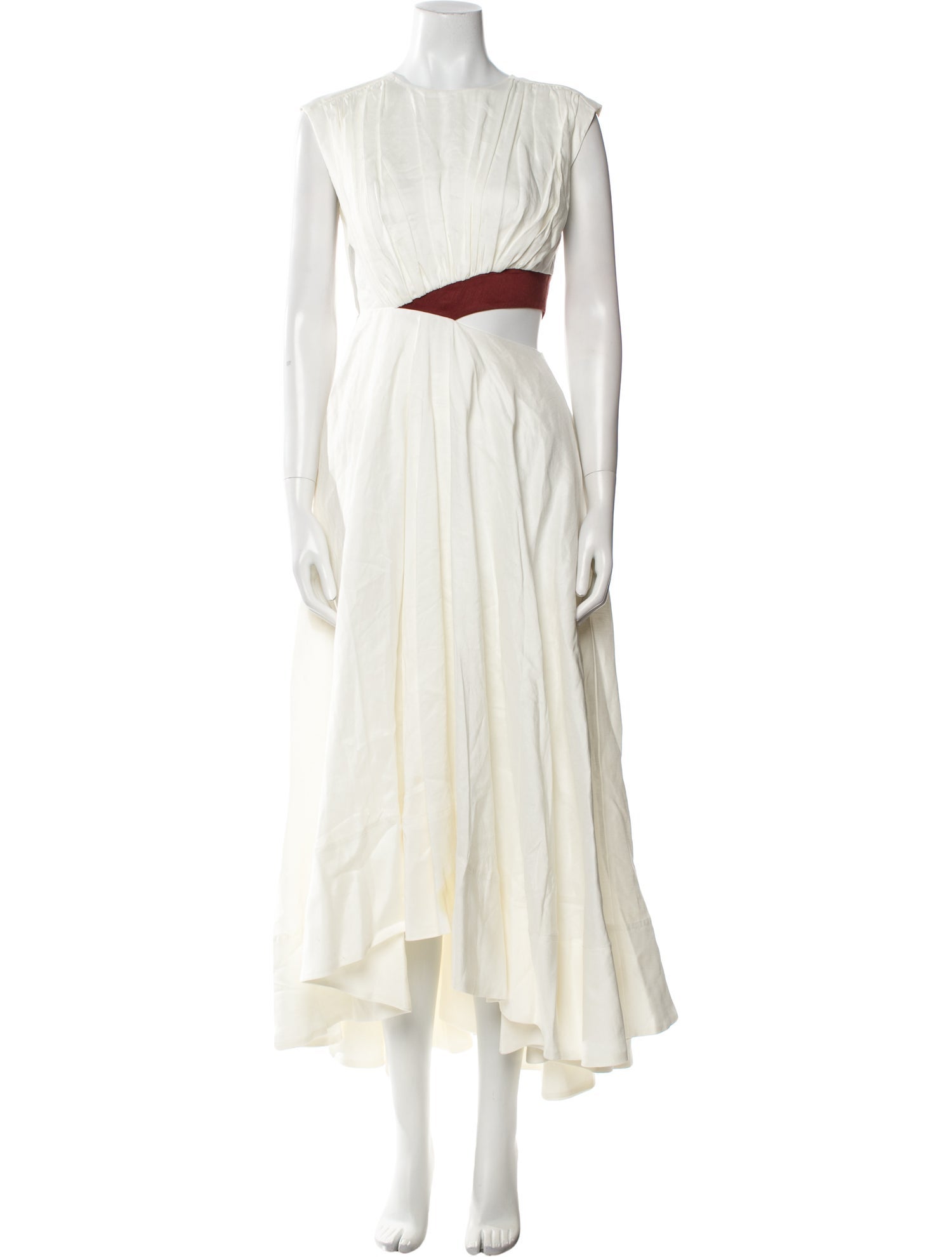 Aje Linen Long Dress