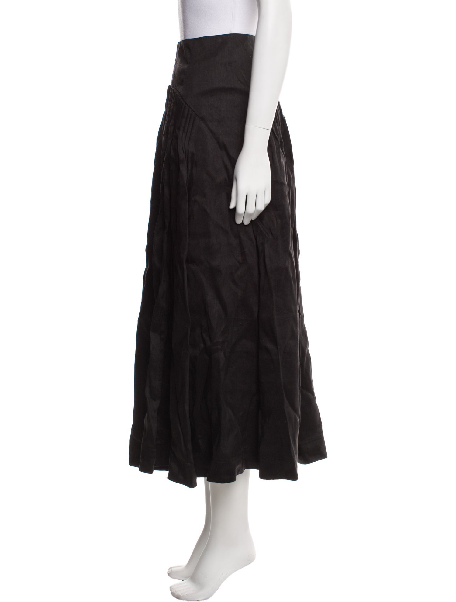 Aje Linen Midi Length Skirt