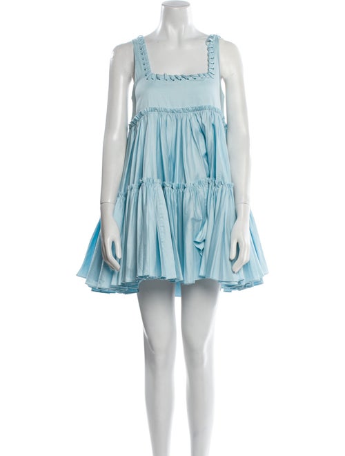 Aje Square Neckline Mini Dress