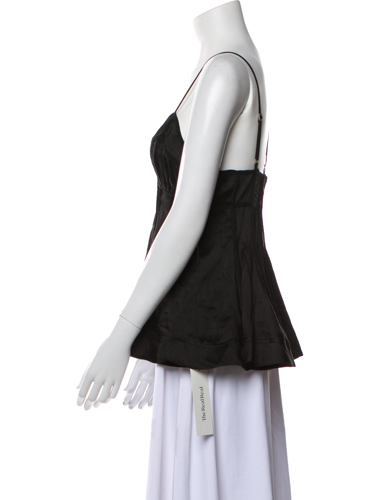 Aje Linen V-Neck Top