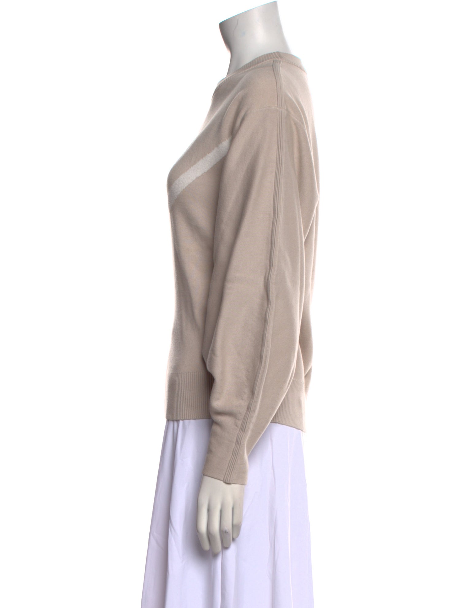 Aje Graphic Print Crew Neck Sweater