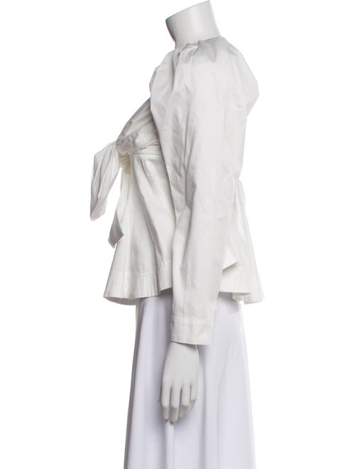 Aje V-Neck Long Sleeve Blouse