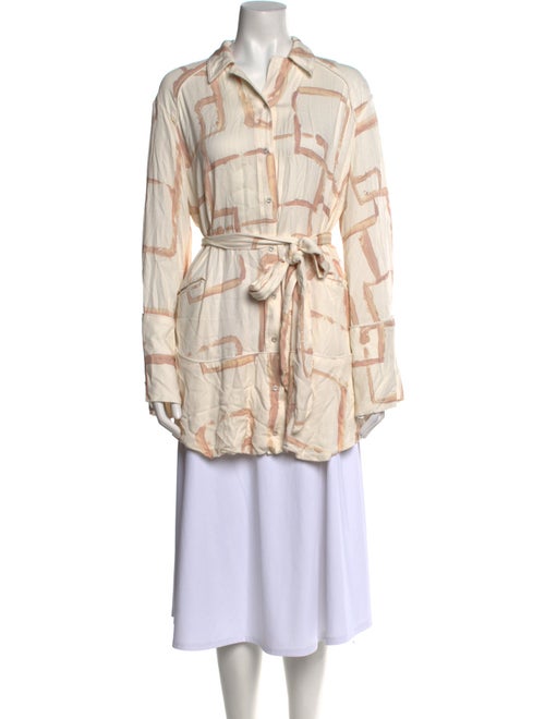 Aje Printed Long Sleeve Tunic