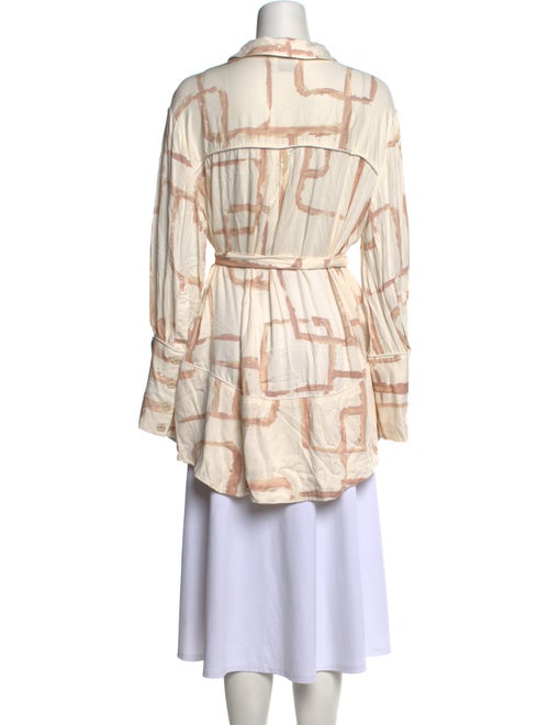 Aje Printed Long Sleeve Tunic