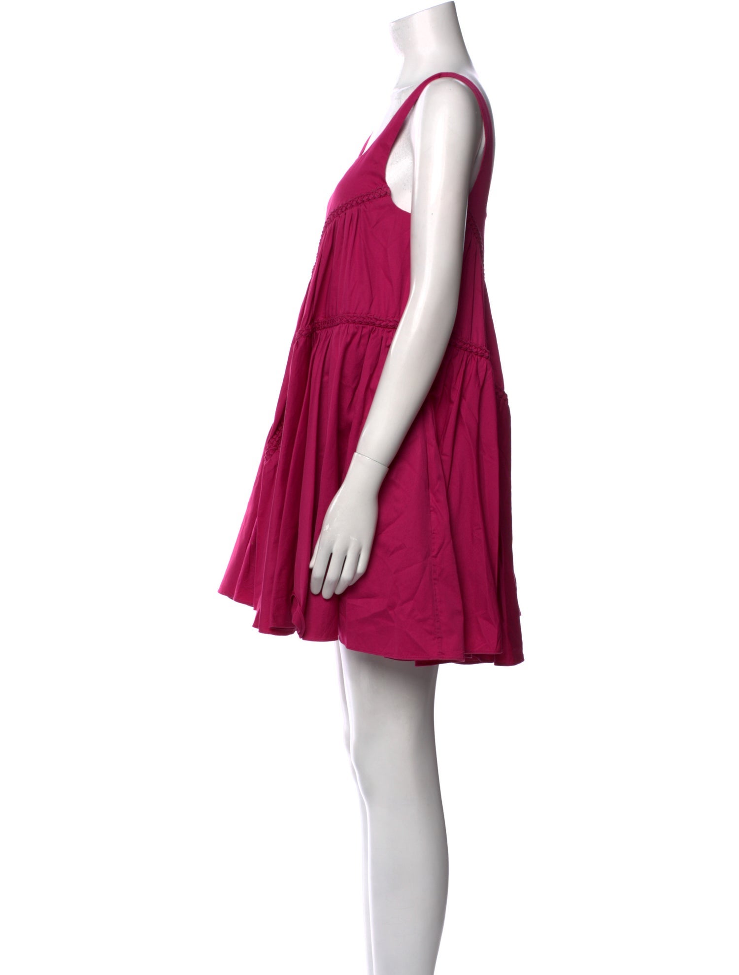 Aje Square Neckline Mini Dress