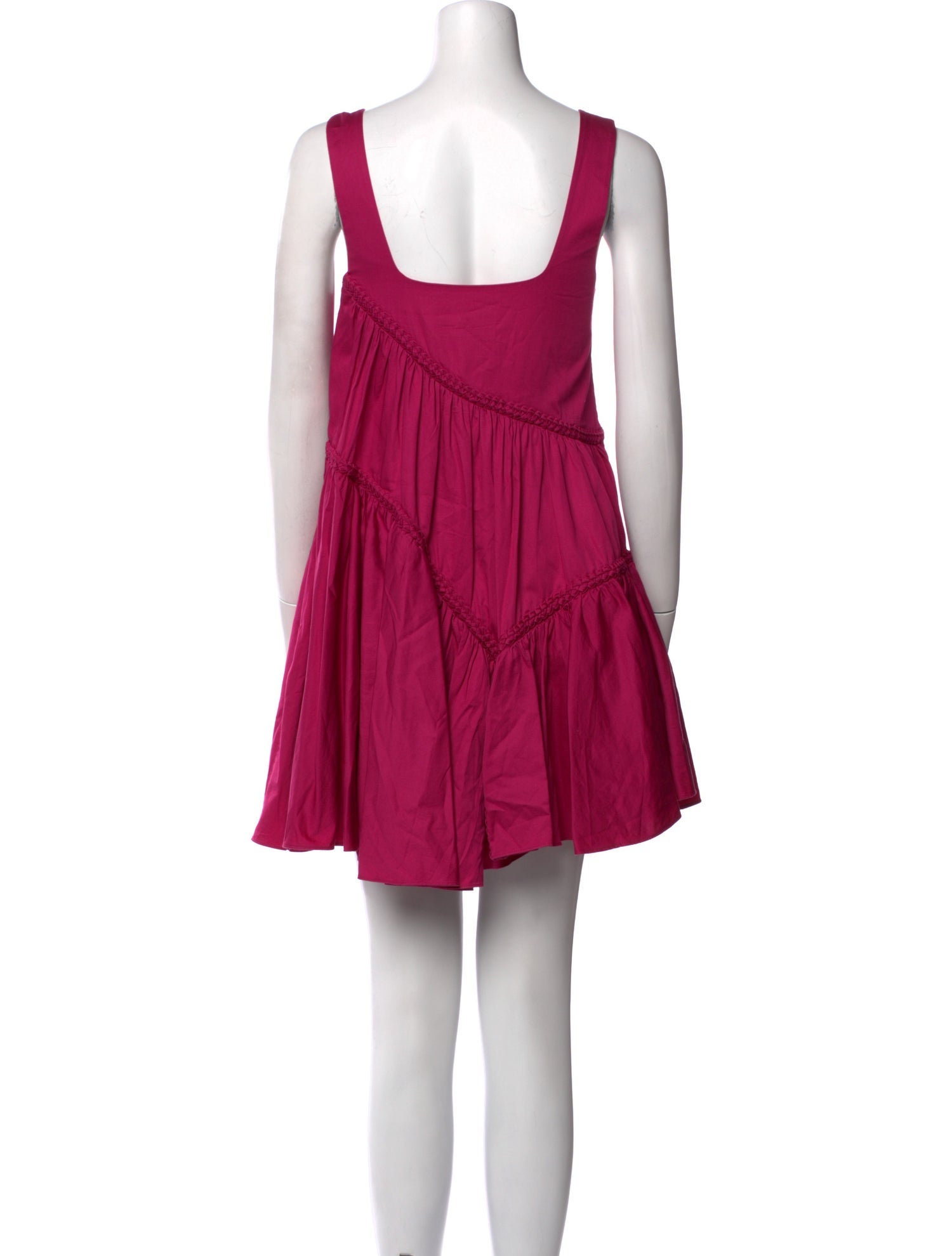 Aje Square Neckline Mini Dress