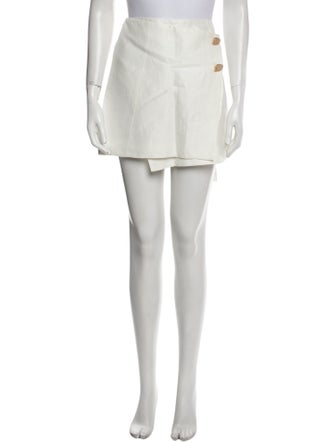 Aje Linen Mini Skirt