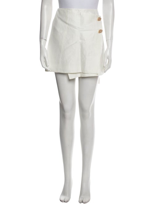 Aje Linen Mini Skirt