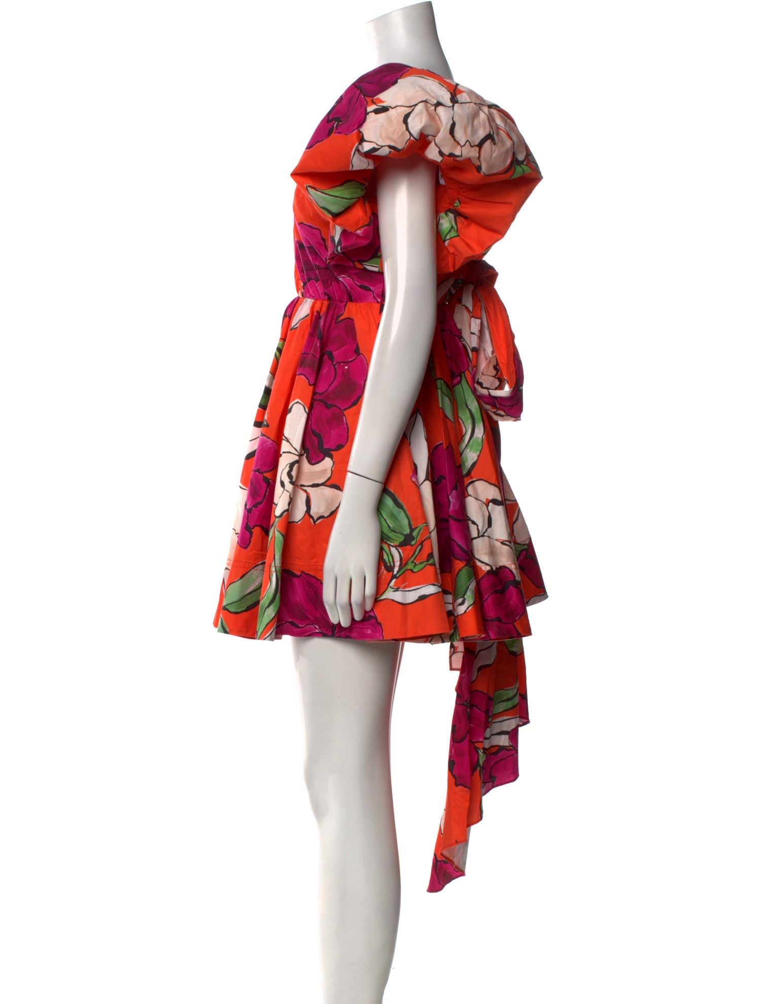 Aje Floral Print Mini Dress