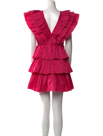 Aje V-Neck Mini Dress