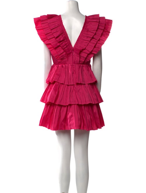 Aje V-Neck Mini Dress