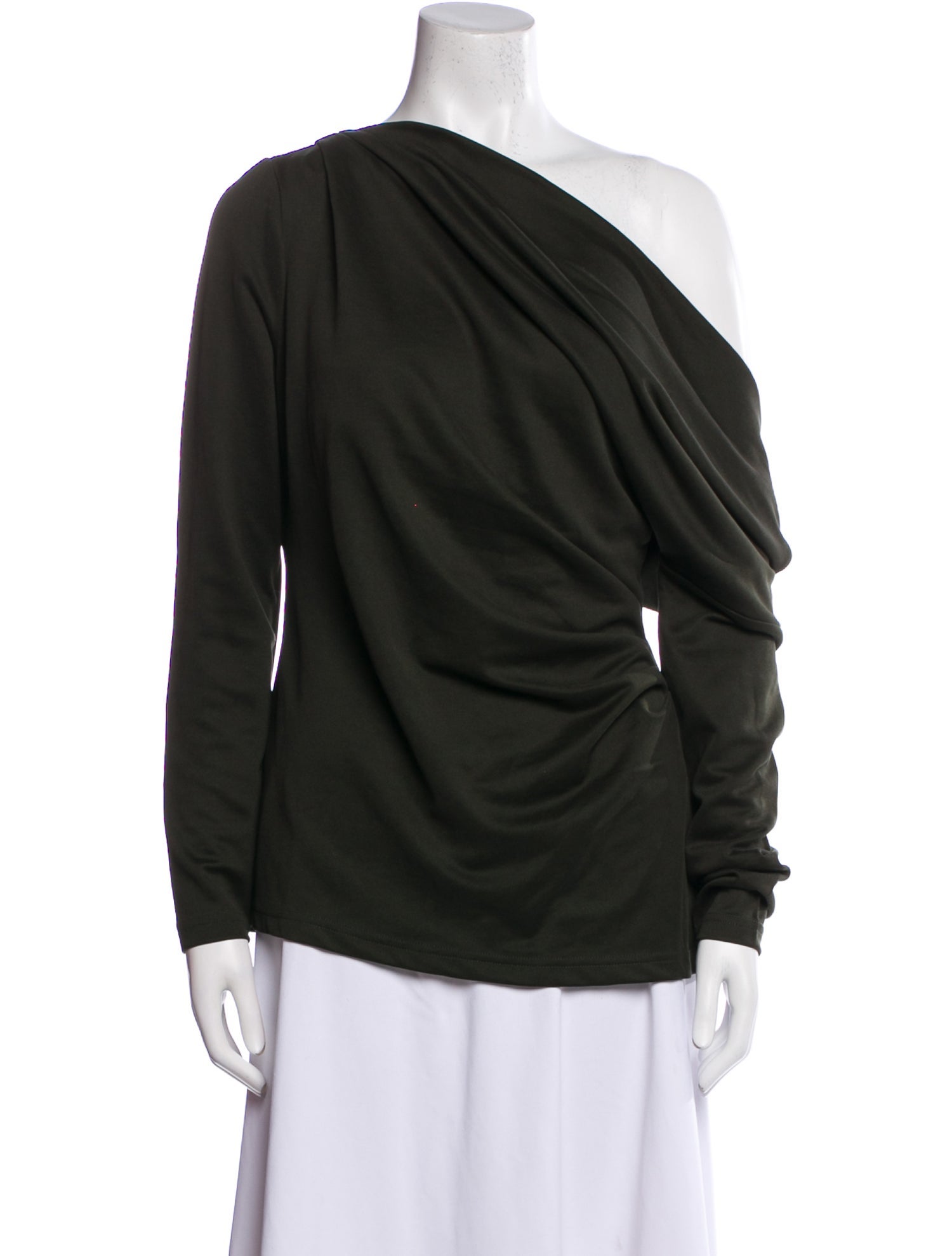 Aje One-Shoulder Long Sleeve Blouse