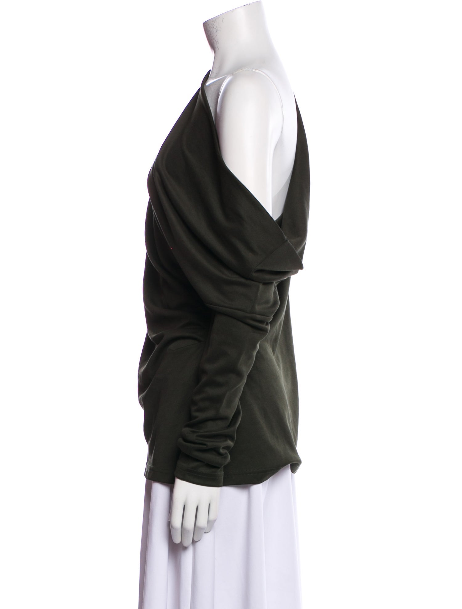 Aje One-Shoulder Long Sleeve Blouse