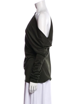 Aje One-Shoulder Long Sleeve Blouse