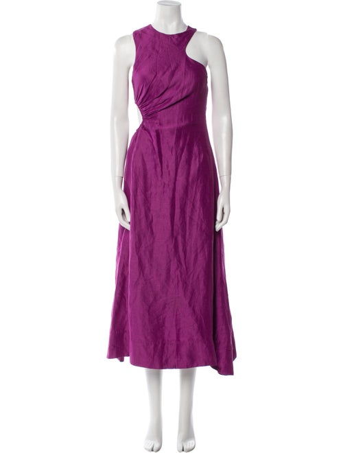 Aje Linen Long Dress
