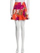 Aje Floral Print Mini Skirt