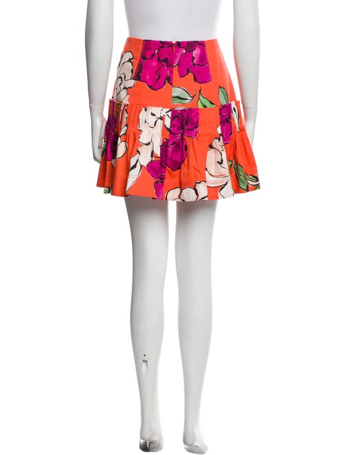Aje Floral Print Mini Skirt