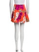 Aje Floral Print Mini Skirt