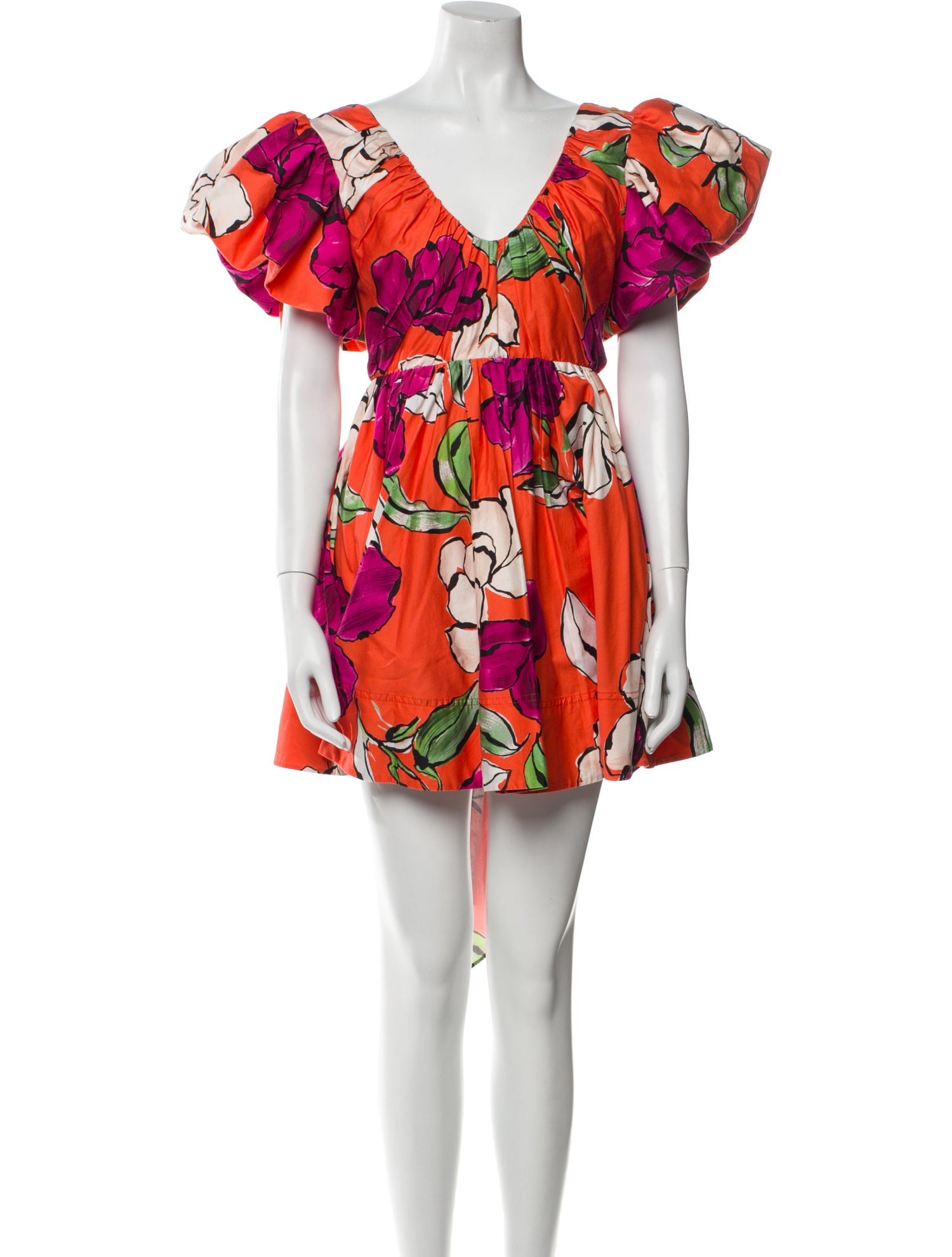 Aje Floral Print Mini Dress