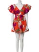 Aje Floral Print Mini Dress